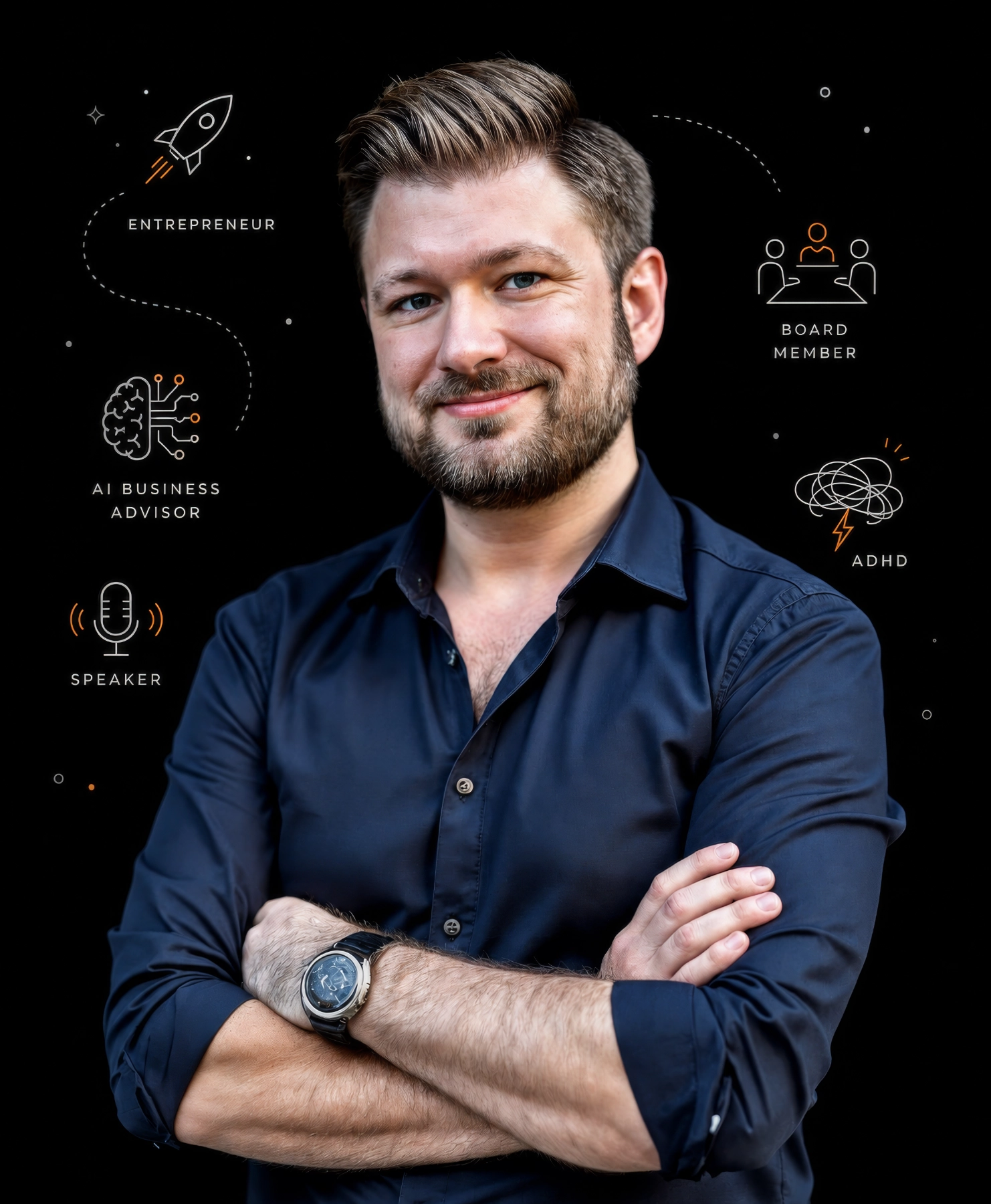 Lasse Biegala Siig — iværksætter, Ai-rådgiver, foredragsholder, board member og ADHD-stemme.